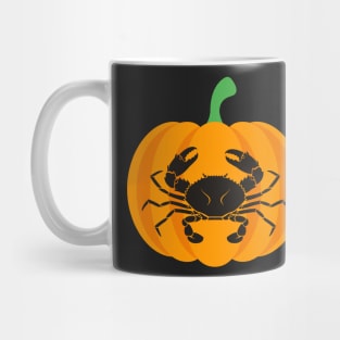 Halloween Jack O Lantern Cancer Zodiac Sign Mug